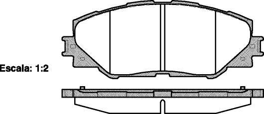 NEW BLOX NB24337N00 - Kit de plaquettes de frein, frein à disque cwaw.fr