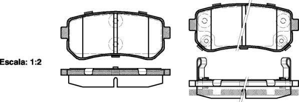 NEW BLOX NB24320V02 - Kit de plaquettes de frein, frein à disque cwaw.fr