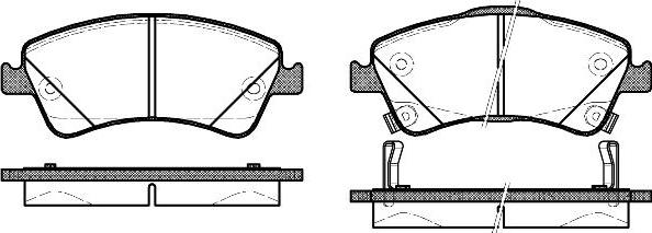 NEW BLOX NB24204S20 - Kit de plaquettes de frein, frein à disque cwaw.fr