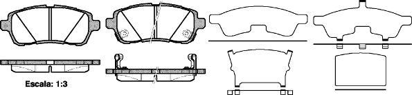 NEW BLOX NB24283V02 - Kit de plaquettes de frein, frein à disque cwaw.fr