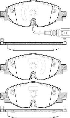 NEW BLOX NB25086V01 - Kit de plaquettes de frein, frein à disque cwaw.fr