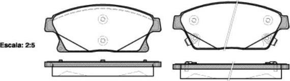 NEW BLOX NB25031S00 - Kit de plaquettes de frein, frein à disque cwaw.fr