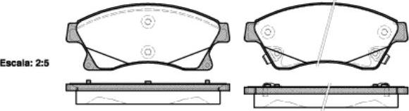 NEW BLOX NB25031S01 - Kit de plaquettes de frein, frein à disque cwaw.fr