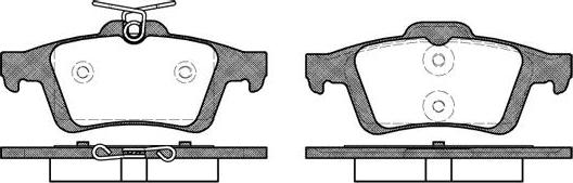 NEW BLOX NB25213S02 - Kit de plaquettes de frein, frein à disque cwaw.fr