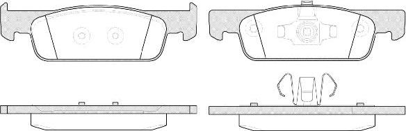 NEW BLOX NB25702S00 - Kit de plaquettes de frein, frein à disque cwaw.fr