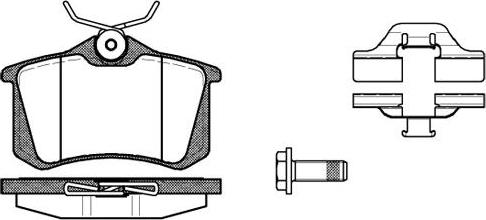 NEW BLOX NB20960T16 - Kit de plaquettes de frein, frein à disque cwaw.fr