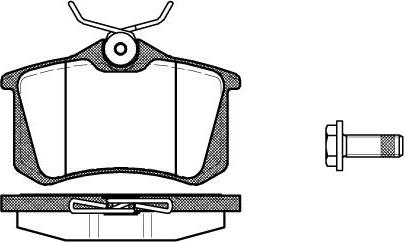 NEW BLOX NB20960T17 - Kit de plaquettes de frein, frein à disque cwaw.fr