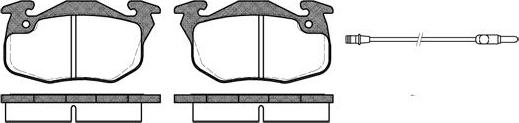 NEW BLOX NB20905T15 - Kit de plaquettes de frein, frein à disque cwaw.fr