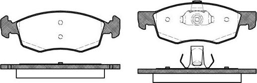 NEW BLOX NB20907V00 - Kit de plaquettes de frein, frein à disque cwaw.fr