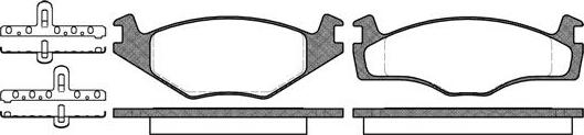 NEW BLOX NB20887T15 - Kit de plaquettes de frein, frein à disque cwaw.fr