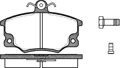 NEW BLOX NB20833V00 - Kit de plaquettes de frein, frein à disque cwaw.fr