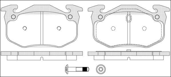 NEW BLOX NB20315T10 - Kit de plaquettes de frein, frein à disque cwaw.fr