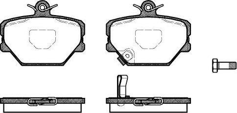 NEW BLOX NB21999V02 - Kit de plaquettes de frein, frein à disque cwaw.fr