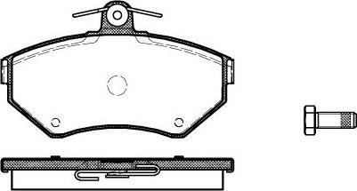 NEW BLOX NB21945T16 - Kit de plaquettes de frein, frein à disque cwaw.fr