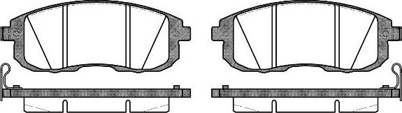 NEW BLOX NB21561V04 - Kit de plaquettes de frein, frein à disque cwaw.fr