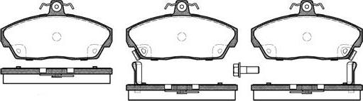 NEW BLOX NB21515V02 - Kit de plaquettes de frein, frein à disque cwaw.fr