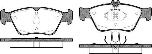 NEW BLOX NB21664S01 - Kit de plaquettes de frein, frein à disque cwaw.fr