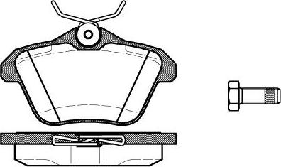 ATE 602827 - Kit de plaquettes de frein, frein à disque cwaw.fr