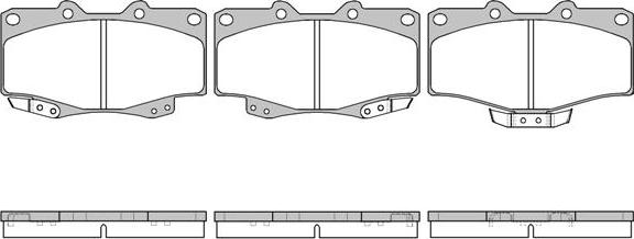 NEW BLOX NB21679T15 - Kit de plaquettes de frein, frein à disque cwaw.fr