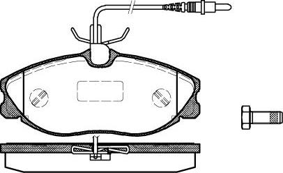 NEW BLOX NB21674V04 - Kit de plaquettes de frein, frein à disque cwaw.fr