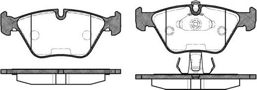 NEW BLOX NB21677A02 - Kit de plaquettes de frein, frein à disque cwaw.fr