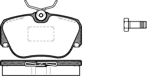 NEW BLOX NB21055V00 - Kit de plaquettes de frein, frein à disque cwaw.fr