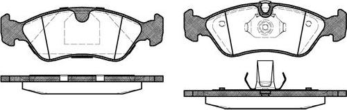 NEW BLOX NB21862A02 - Kit de plaquettes de frein, frein à disque cwaw.fr