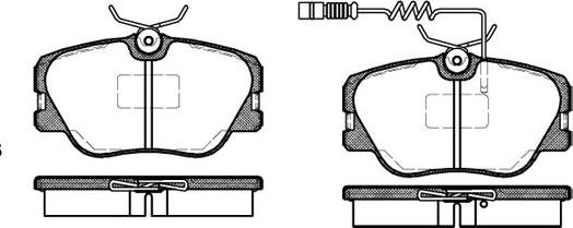 NEW BLOX NB21258V00 - Kit de plaquettes de frein, frein à disque cwaw.fr