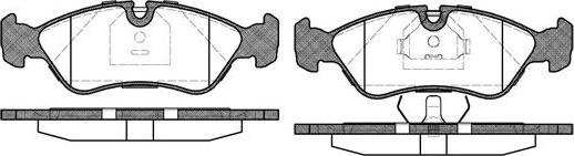 NEW BLOX NB21201A01 - Kit de plaquettes de frein, frein à disque cwaw.fr