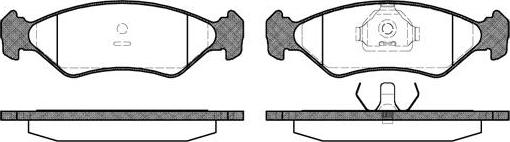 NEW BLOX NB21202A03 - Kit de plaquettes de frein, frein à disque cwaw.fr