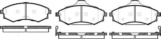 NEW BLOX NB21725T16 - Kit de plaquettes de frein, frein à disque cwaw.fr