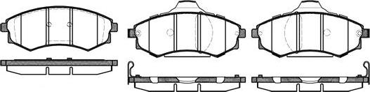 NEW BLOX NB21725T17 - Kit de plaquettes de frein, frein à disque cwaw.fr