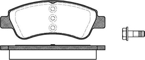 NEW BLOX NB23954S02 - Kit de plaquettes de frein, frein à disque cwaw.fr