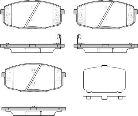 NEW BLOX NB23966T17 - Kit de plaquettes de frein, frein à disque cwaw.fr