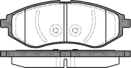 NEW BLOX NB23974V00 - Kit de plaquettes de frein, frein à disque cwaw.fr