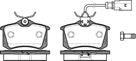 BENDIX 573065 - Kit de plaquettes de frein, frein à disque cwaw.fr