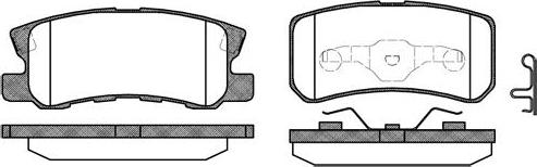 NEW BLOX NB23582S00 - Kit de plaquettes de frein, frein à disque cwaw.fr