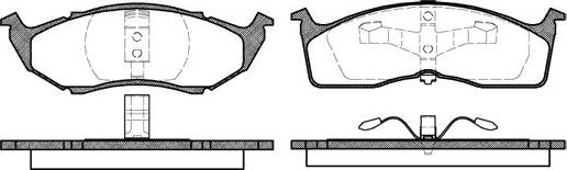 NEW BLOX NB23043N00 - Kit de plaquettes de frein, frein à disque cwaw.fr