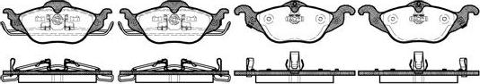 NEW BLOX NB23063V02 - Kit de plaquettes de frein, frein à disque cwaw.fr