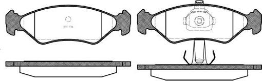 NEW BLOX NB23101A00 - Kit de plaquettes de frein, frein à disque cwaw.fr