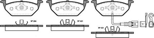 NEW BLOX NB23131V01 - Kit de plaquettes de frein, frein à disque cwaw.fr