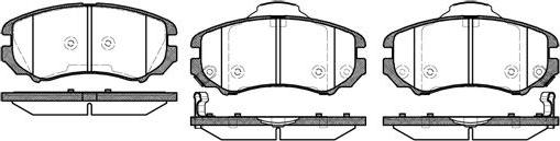 NEW BLOX NB23893S01 - Kit de plaquettes de frein, frein à disque cwaw.fr