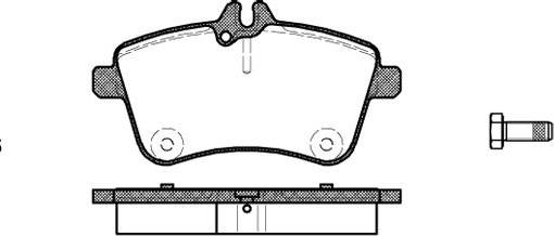 NEW BLOX NB23881V00 - Kit de plaquettes de frein, frein à disque cwaw.fr