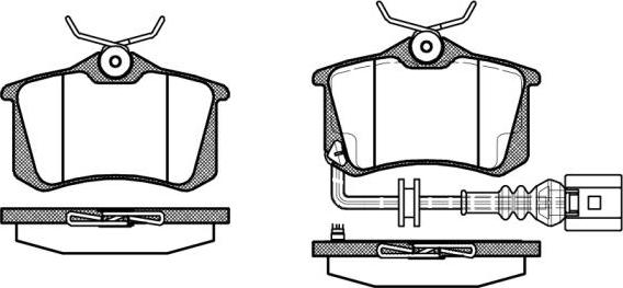 NEW BLOX NB23823V01 - Kit de plaquettes de frein, frein à disque cwaw.fr