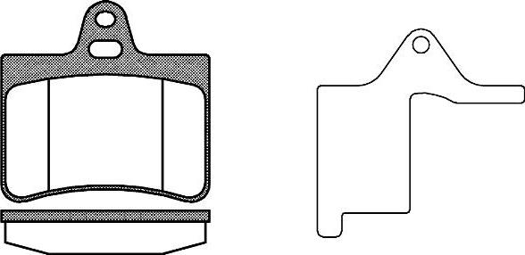 NEW BLOX NB23305S02 - Kit de plaquettes de frein, frein à disque cwaw.fr