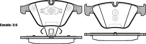 NEW BLOX NB23313A01 - Kit de plaquettes de frein, frein à disque cwaw.fr