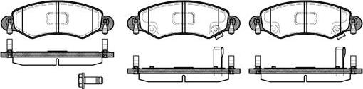 NEW BLOX NB23253S02 - Kit de plaquettes de frein, frein à disque cwaw.fr