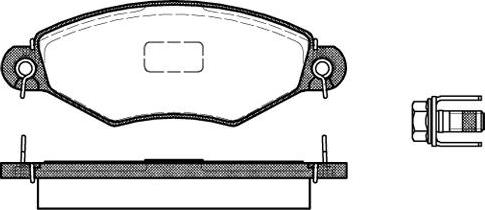 NEW BLOX NB23205S01 - Kit de plaquettes de frein, frein à disque cwaw.fr