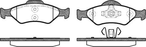 NEW BLOX NB23200N00 - Kit de plaquettes de frein, frein à disque cwaw.fr