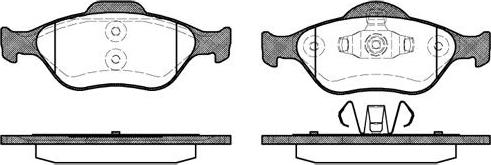 NEW BLOX NB23202V00 - Kit de plaquettes de frein, frein à disque cwaw.fr